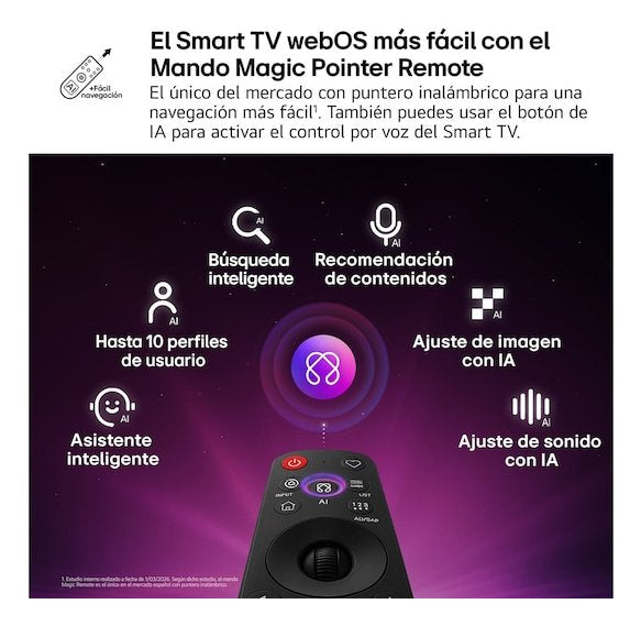 Tv Lg 43qned81b6c.Aeu 43" Qned Evo Miniled Patas Laterales Wifi Hdmi X3