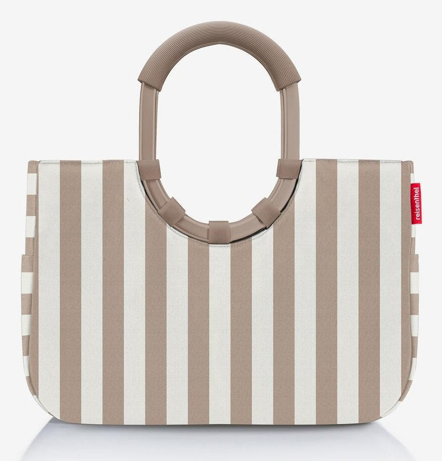 Reisenthel Loopshopper M Summerstripes Coffee