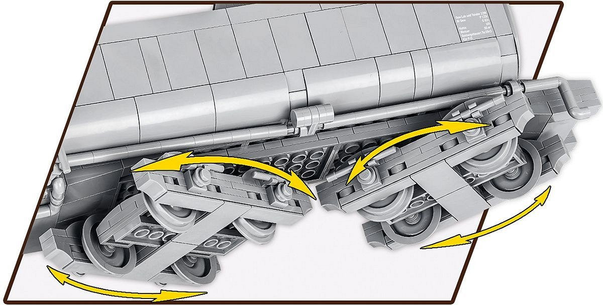 Juguete De Construcción Locomotora De Guerra Cobi Serie 52,  Escala 1:35 Cobi-6281