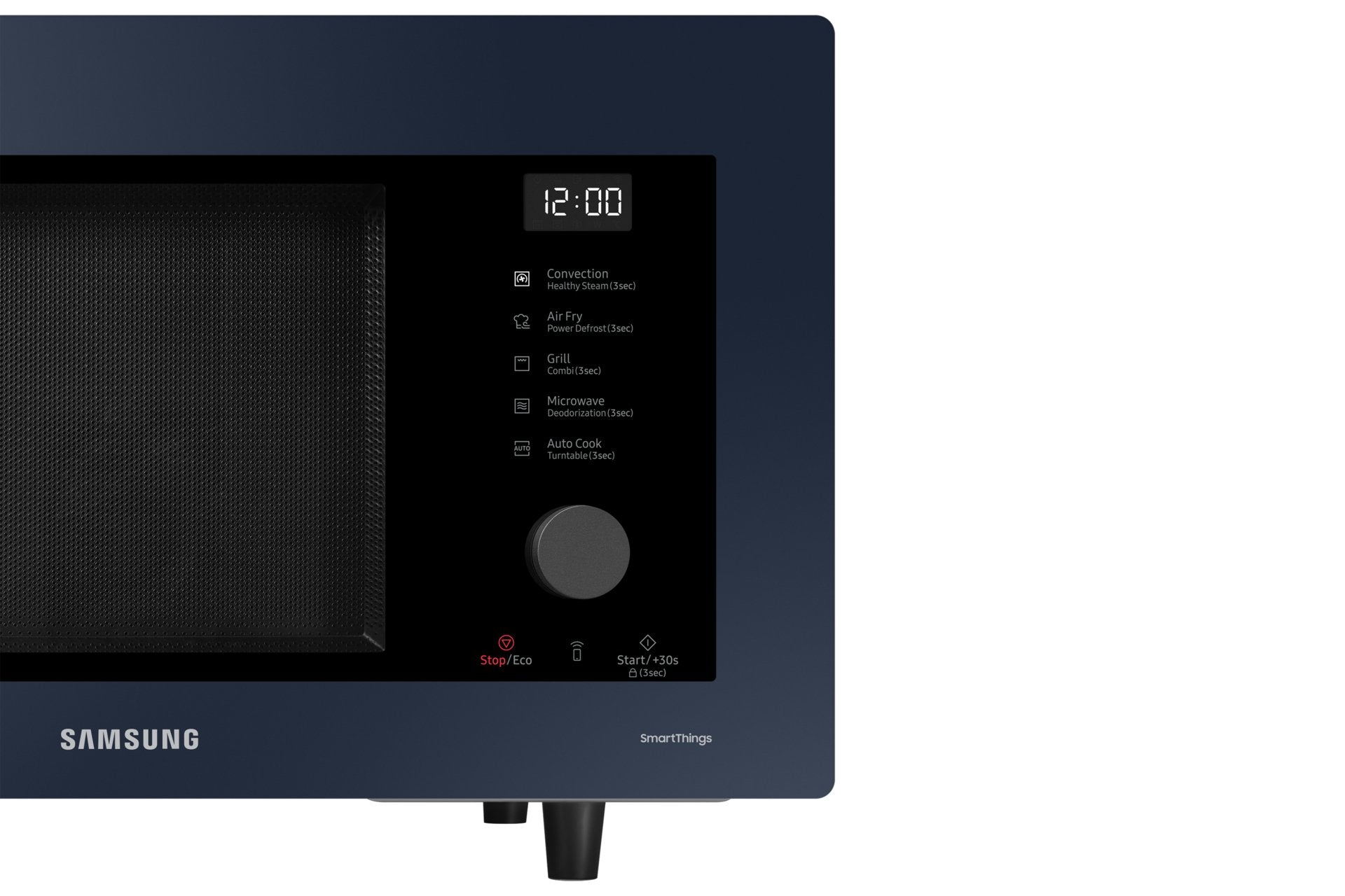 Microondas Samsung Con Grill 900w 32litros - Mc32db7746kde1 *Azul Marino Limpio*
