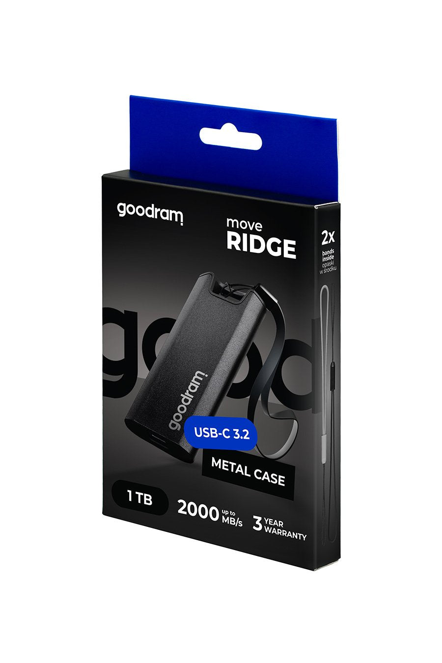 EAN 5908267913079 - Goodram SSDR-GMRE-01T-K0 unidad externa de estado sólido 1 TB 3.2 Gen 2 (3.1 Gen 2) Negro imagen 10