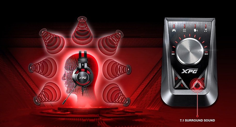 Auricular+Mic Xpg Gaming Emix H30 Se+Amplificador