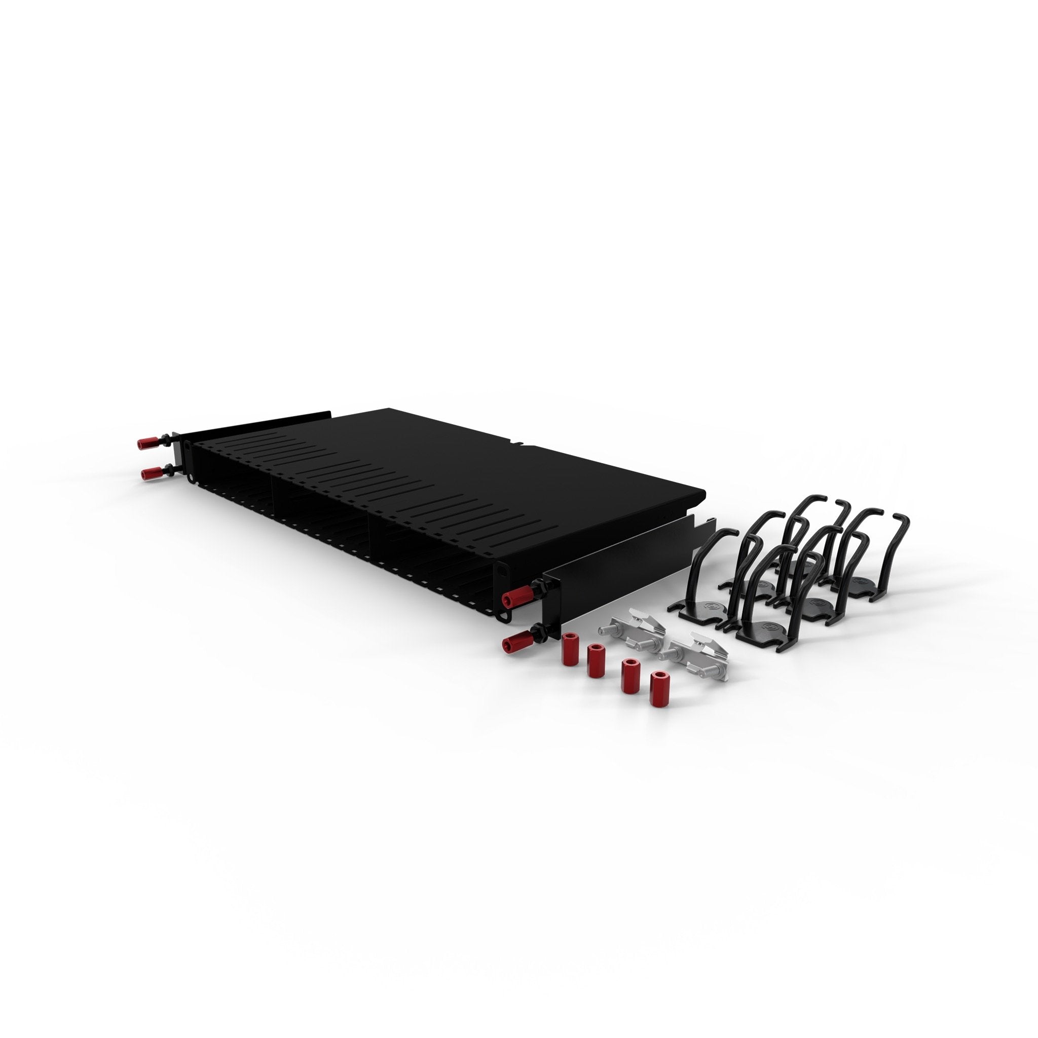 Patchbox Patchpanel Gehäuse 48,3cm (19") Plus+ Rahmen Inkl. Montageschienen