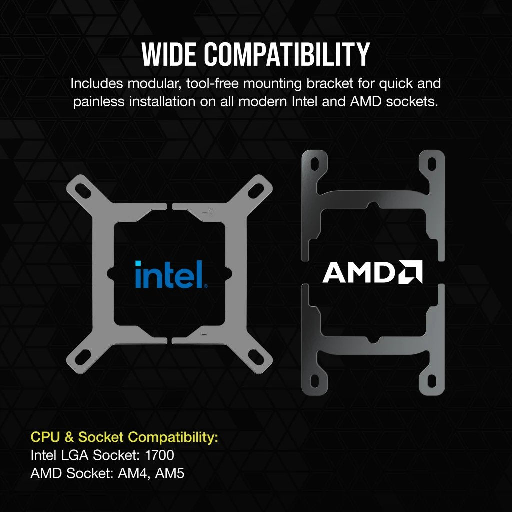 Corsair Cpu Water Block, Xc7 Elite Lcd White
