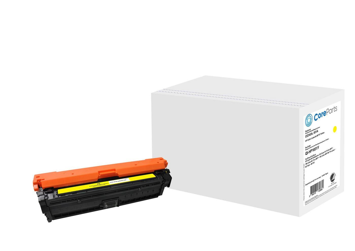 Coreparts Qi-Hp1031y Cartucho De Tóner 1 Pieza(S) Compatible Amarillo