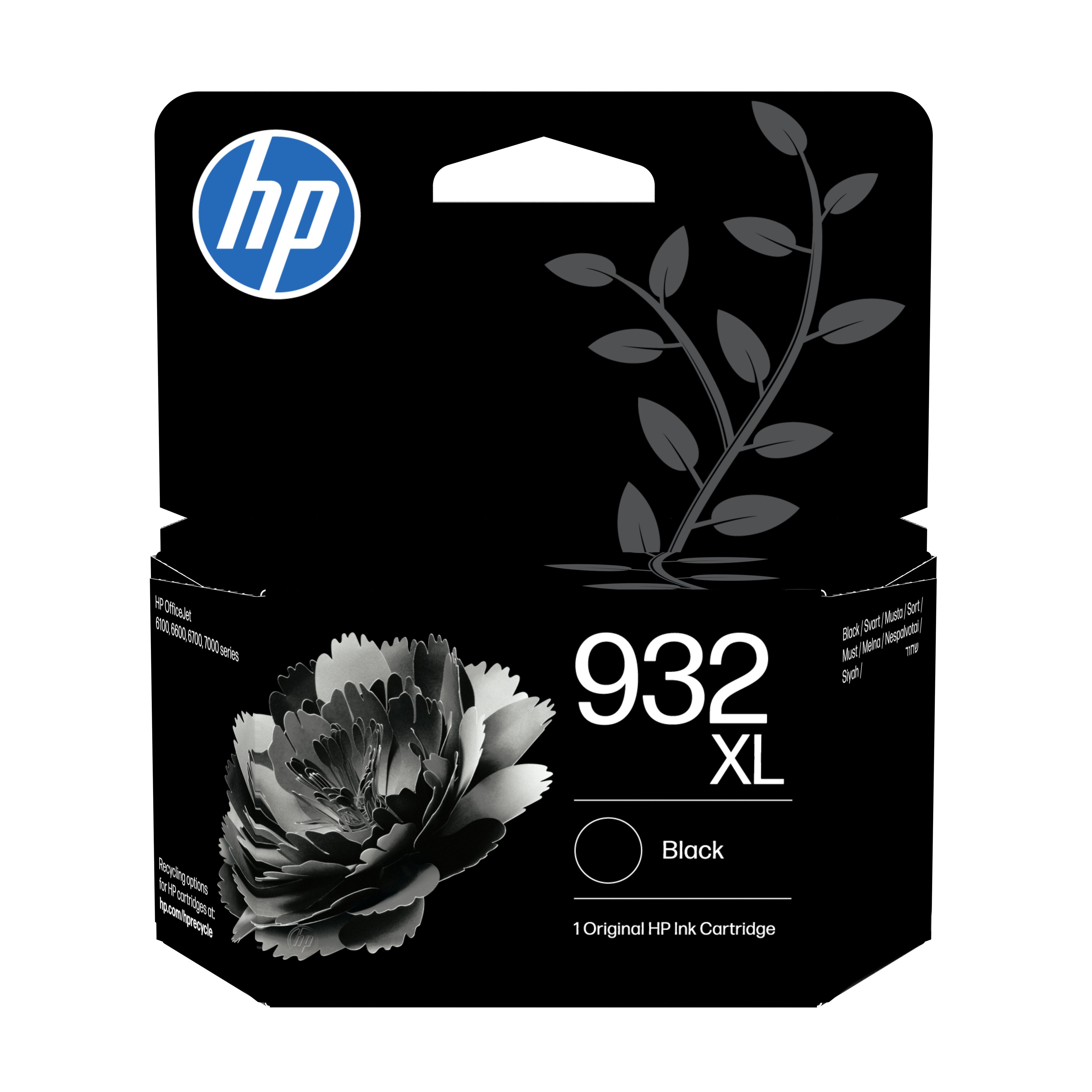 EAN 0886111615322 - HP 932XL High Yield Black Original Ink Cartridge cartucho de tinta 1 pieza(s) imagen 1
