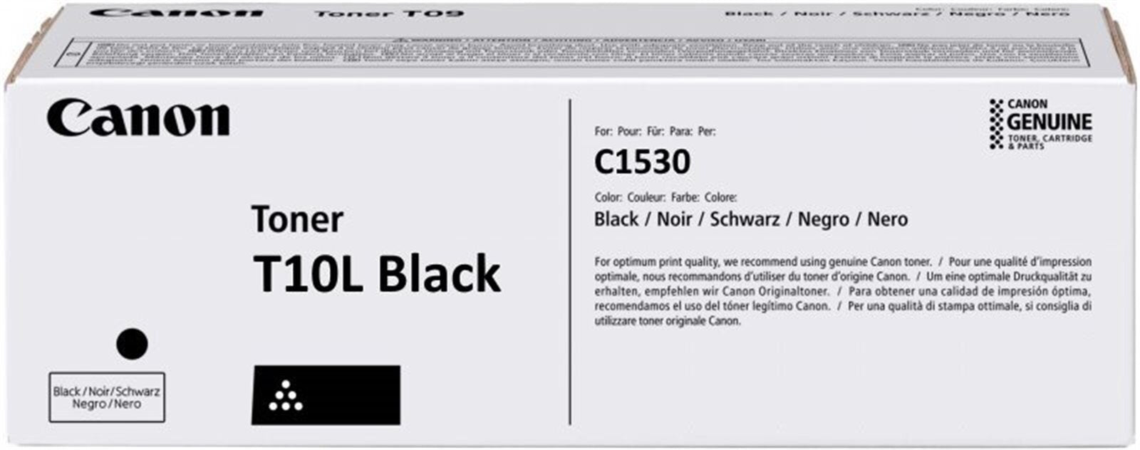 Canon Toner T10l For I-Sensys Xc 1500/1530/1533 /1538 / Ir C 1500/1530/1533/1538 / Imagerunner C1500 Negro 4805c001