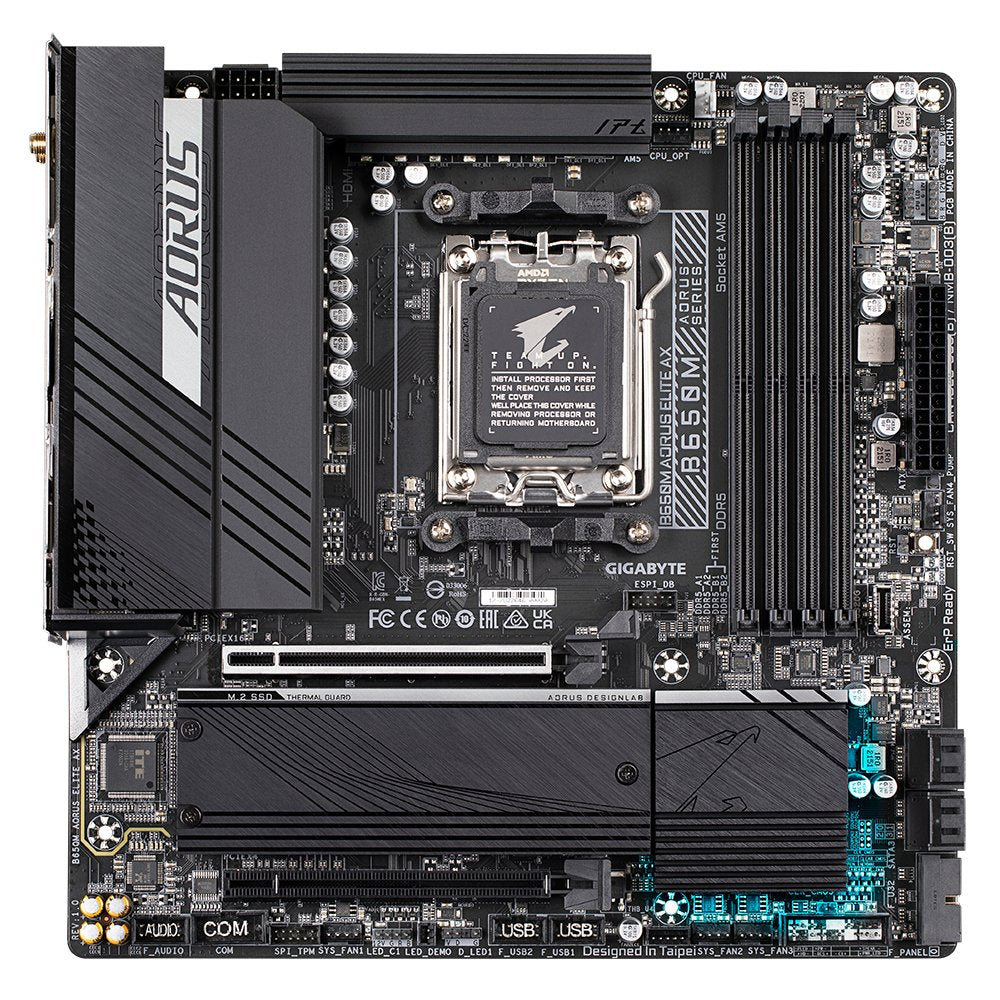 EAN 4719331849399 - GIGABYTE B650M AORUS ELITE AX placa base AMD B650 Zócalo AM5 micro ATX imagen 2