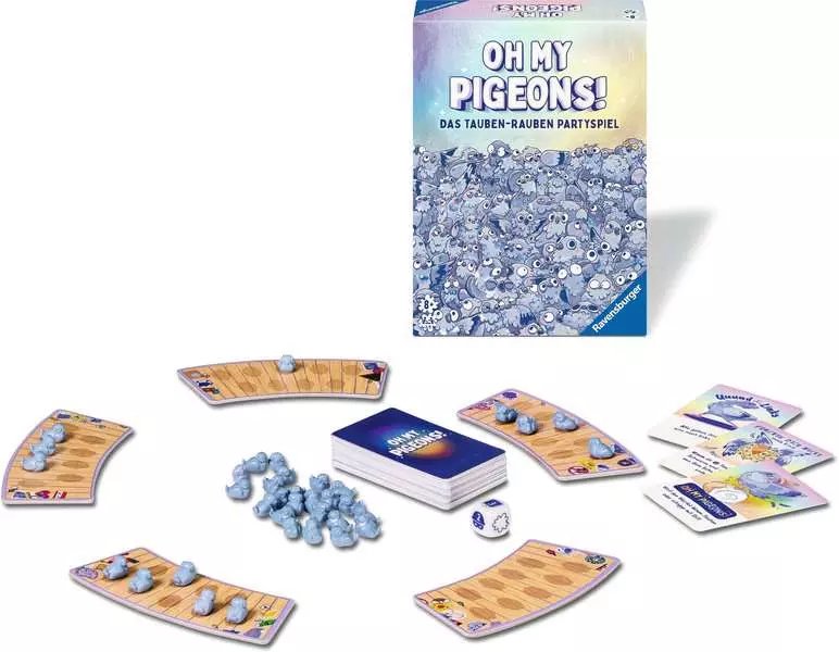 Ravensburger Oh, Mis Palomas!, Juego De Cartas 22688