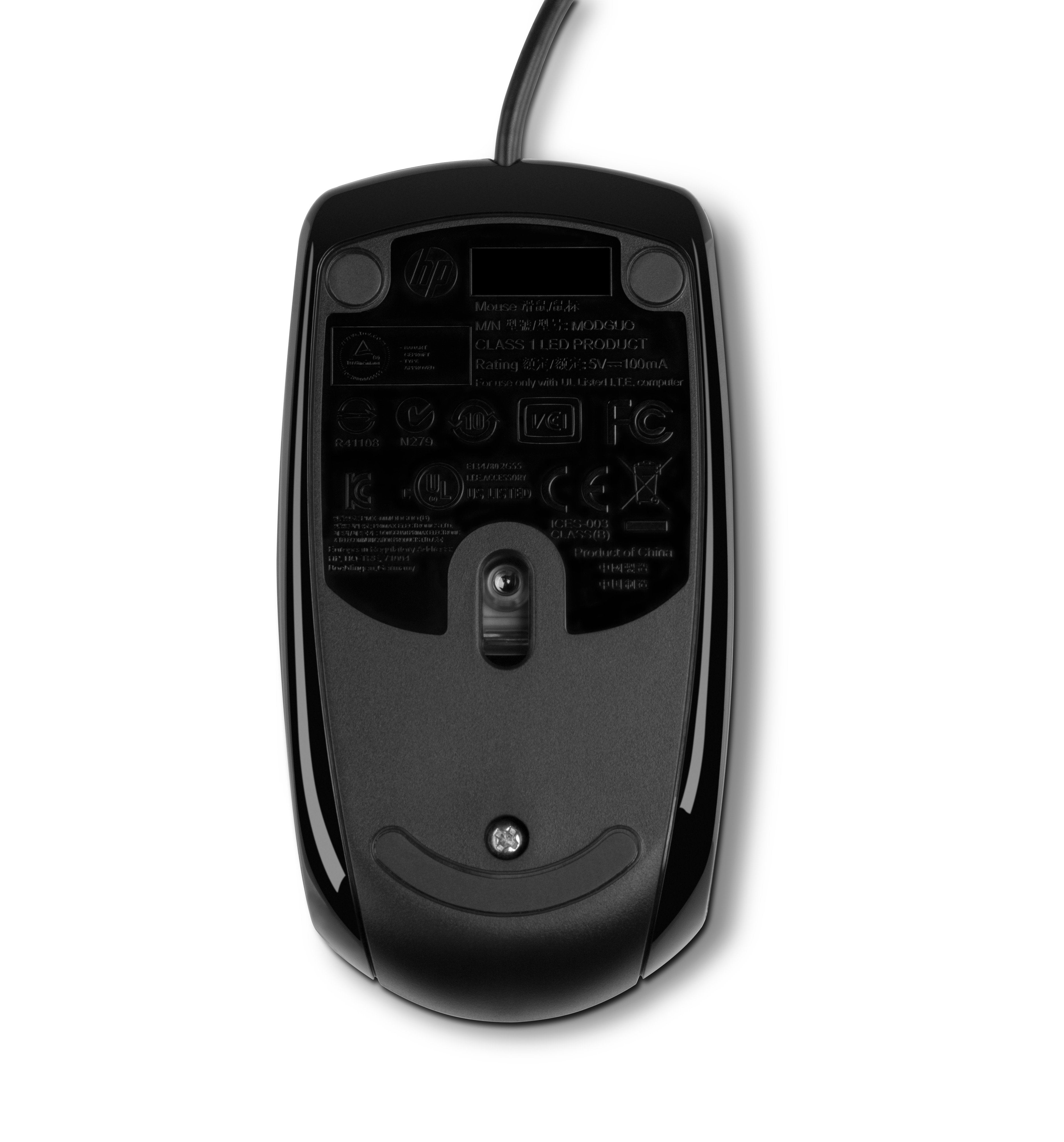 Hp Raton Optico X500 3 Botones Usb Negro E5e76aa