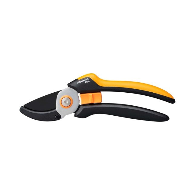 Fiskars Solid L P361 Tijeras De Podar Anvil Negro, Naranja