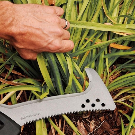 Fiskars 1051233 Sierra Sierra De Arco 23 Cm Negro, Naranja, Plata