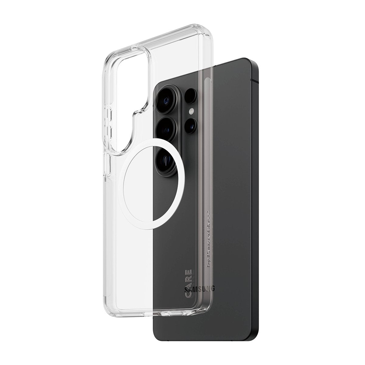 Panzerglass Care Urban Explorer Case Transp.W. Blanco Qi Samsung Galaxy S26 Ultra