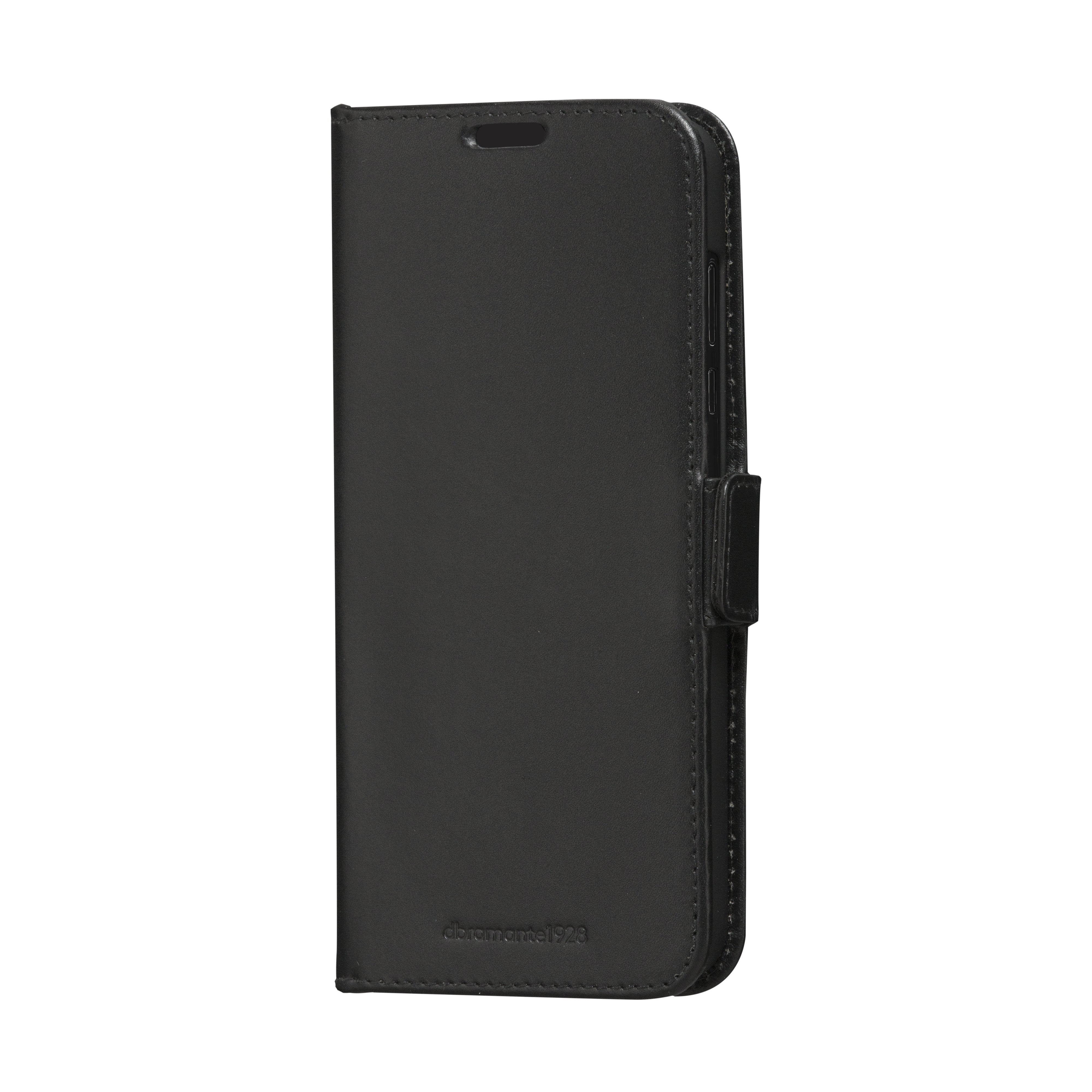 Dbramante1928 Copenhagen Funda Con Tapa Para Teléfono Móvil Cuero De Grano Entero Negro Para Samsung Galaxy A55