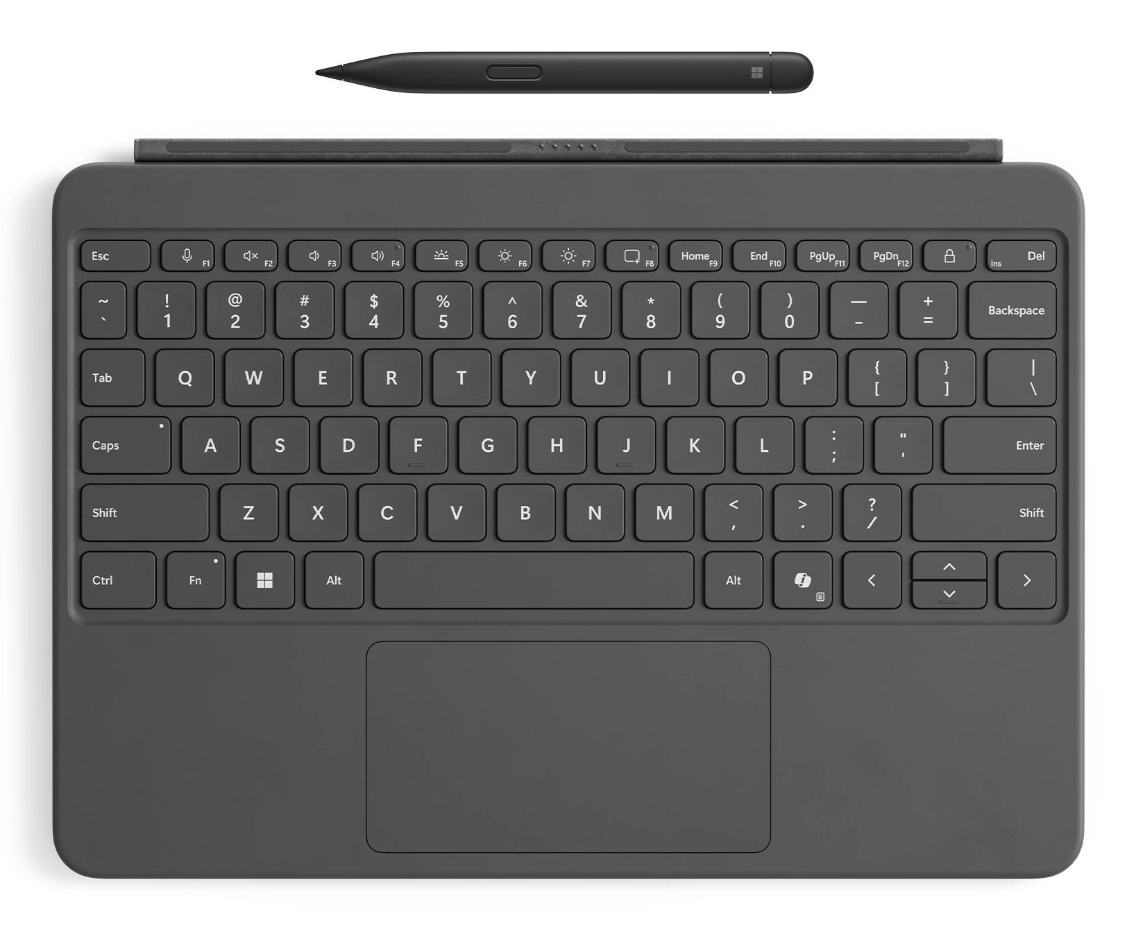 EAN 196388545131 - Microsoft Surface Pro 12-inch Keyboard with Slim Pen QWERTZ Alemán Microsoft Cover port Gris imagen 1