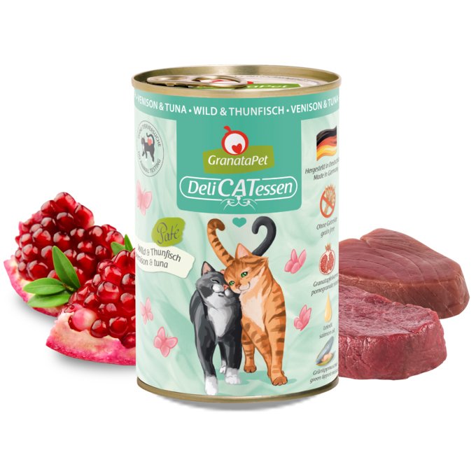 Granatapet Delicatessen Venison And Tuna - Comida Húmeda Para Gatos - 400g