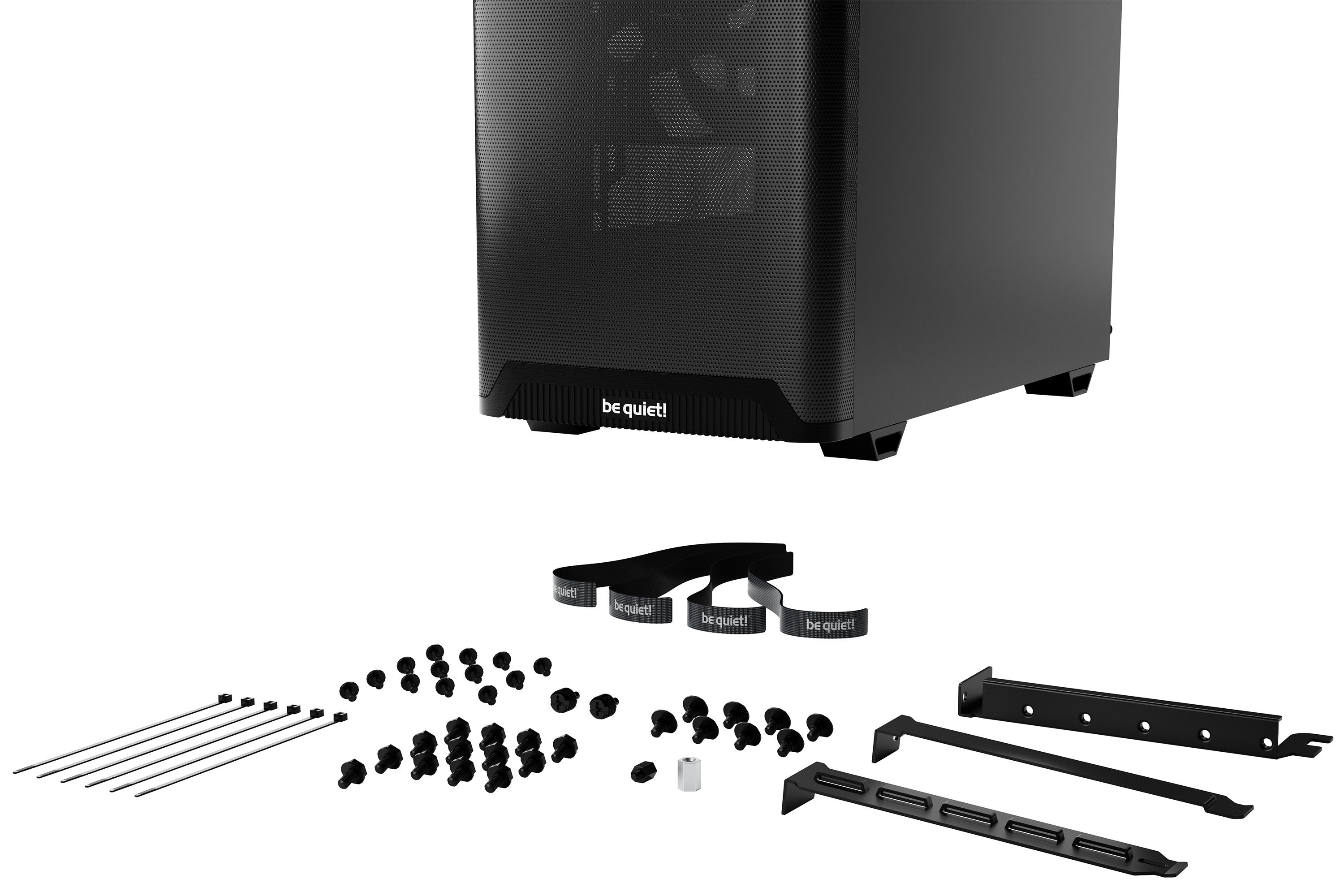 Caja Pc Be Quiet! Pure Base 501 Ventana Airflow Negro, Vidrio Templado Bgw74
