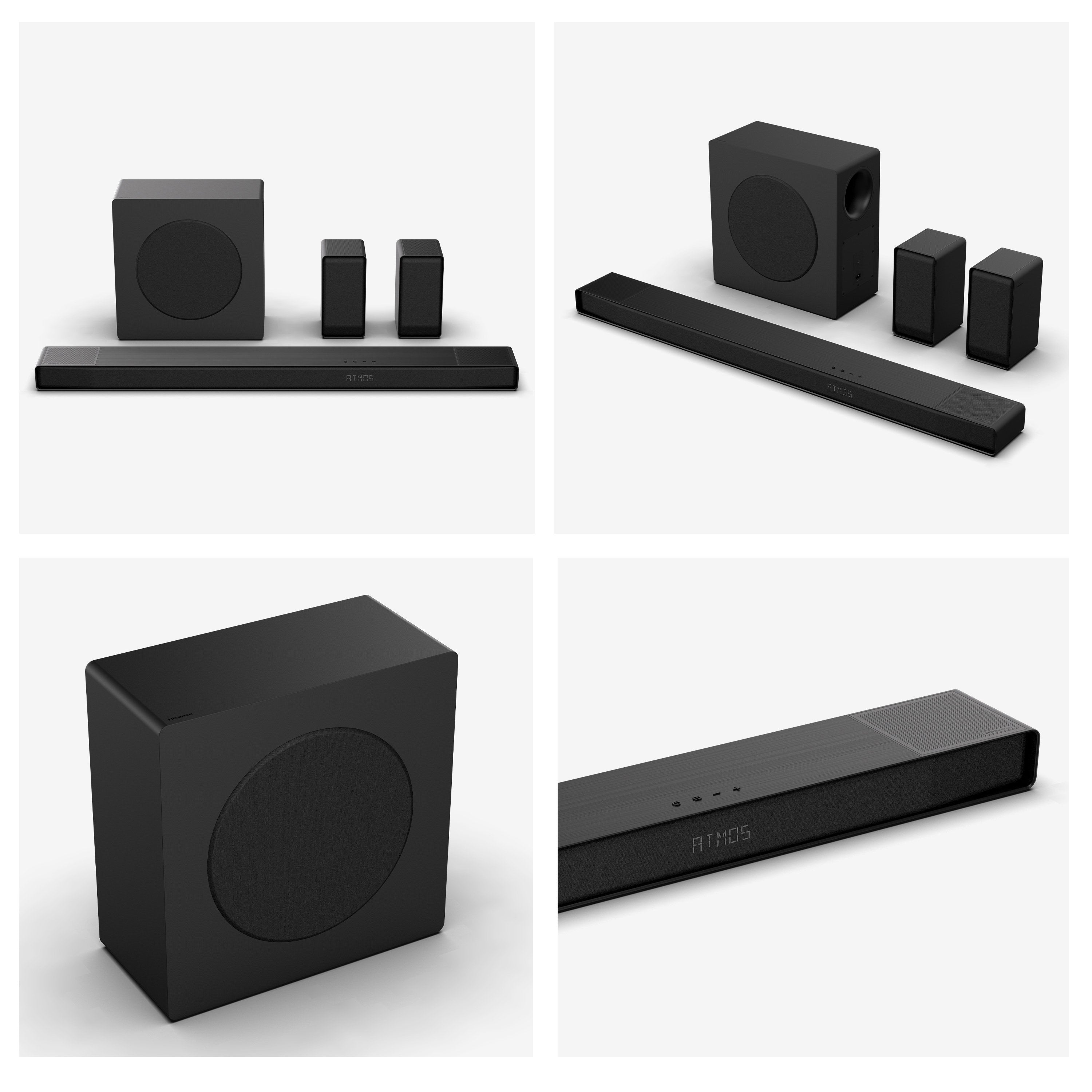 Barra Sonido Hisense Ax5140q 5.1.4 600w 13 Altavoces Calibracion Auto