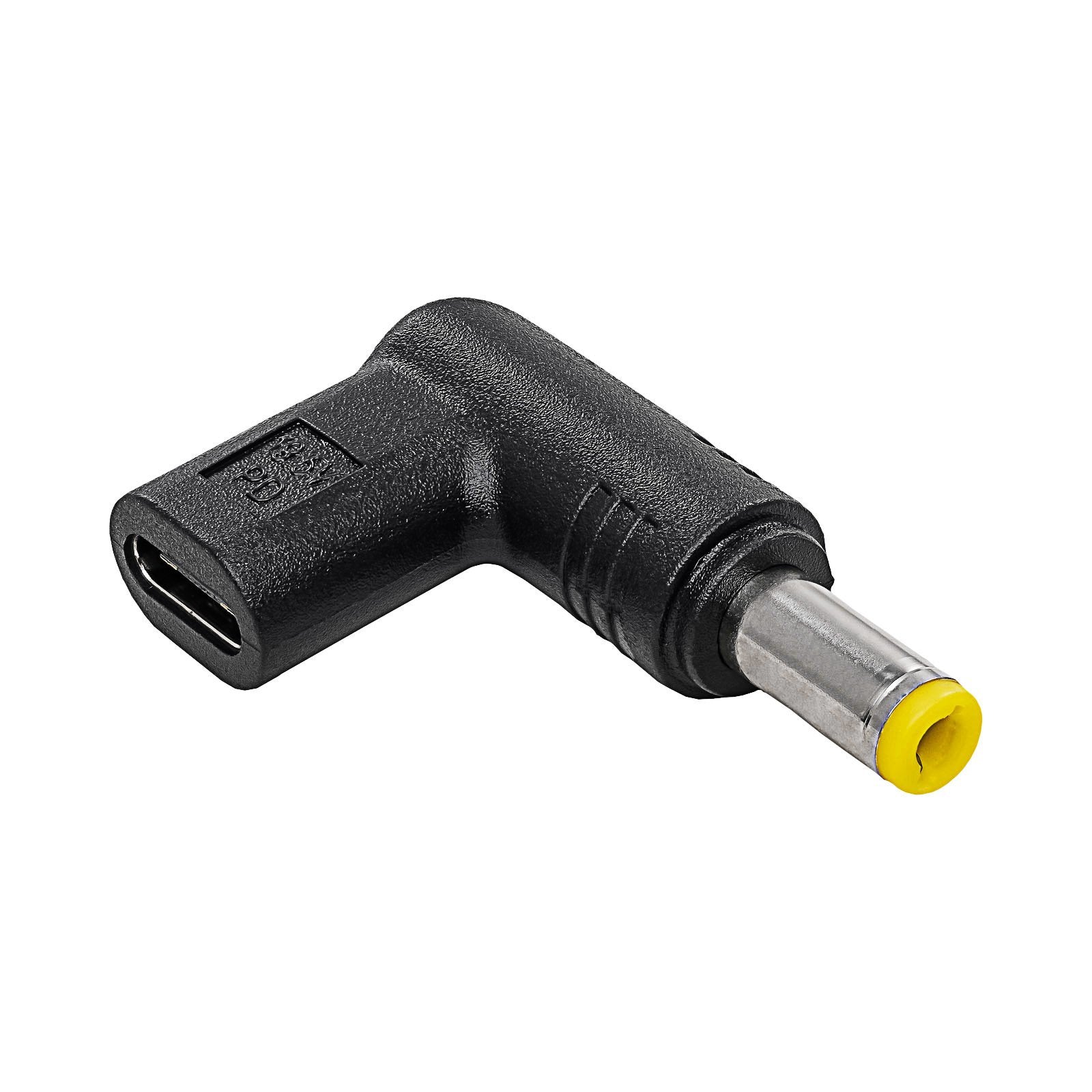 EAN 5901720138149 - Akyga AK-ND-C01 cambiador de género para cable USB-C 5.5 x 2.5 mm Negro imagen 1