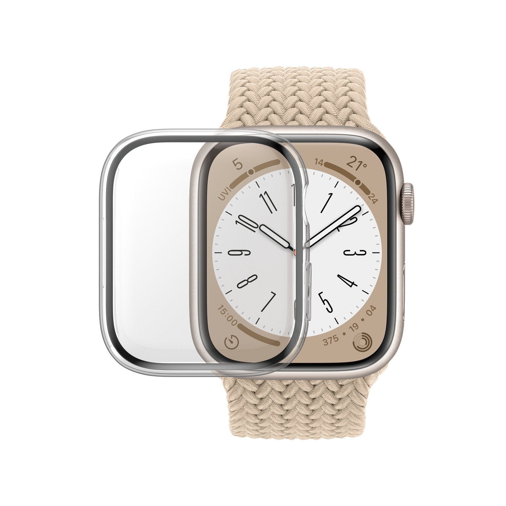 EAN 5711724036590 - PanzerGlass ® Full body Case Apple Watch Series 9 | 8 | 7 | 45mm | Transparent Protector de pantalla 1 pi imagen 1