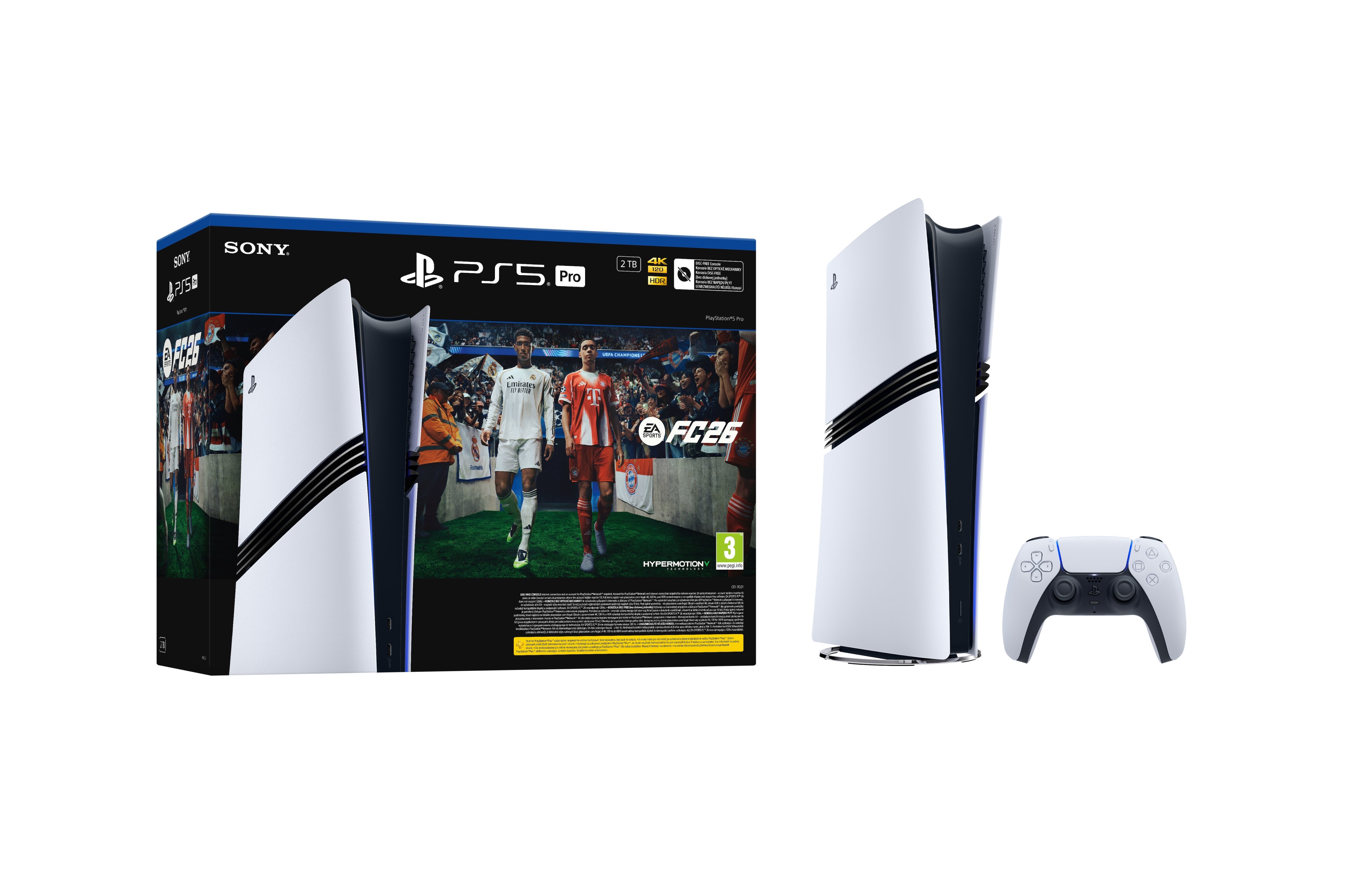 Sony Playstation 5 Pro Fc26 Bundle 2 Tb Wifi Negro, Blanco