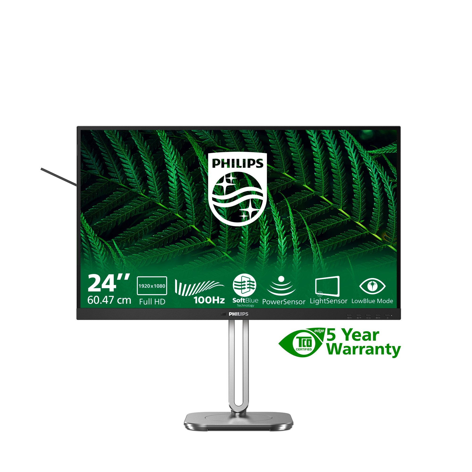 EAN 8721038001723 - Philips 5000 series 24B2G5200/00 pantalla para PC 60,5 cm (23.8") 1920 x 1080 Pixeles Full HD LCD Antraci imagen 3