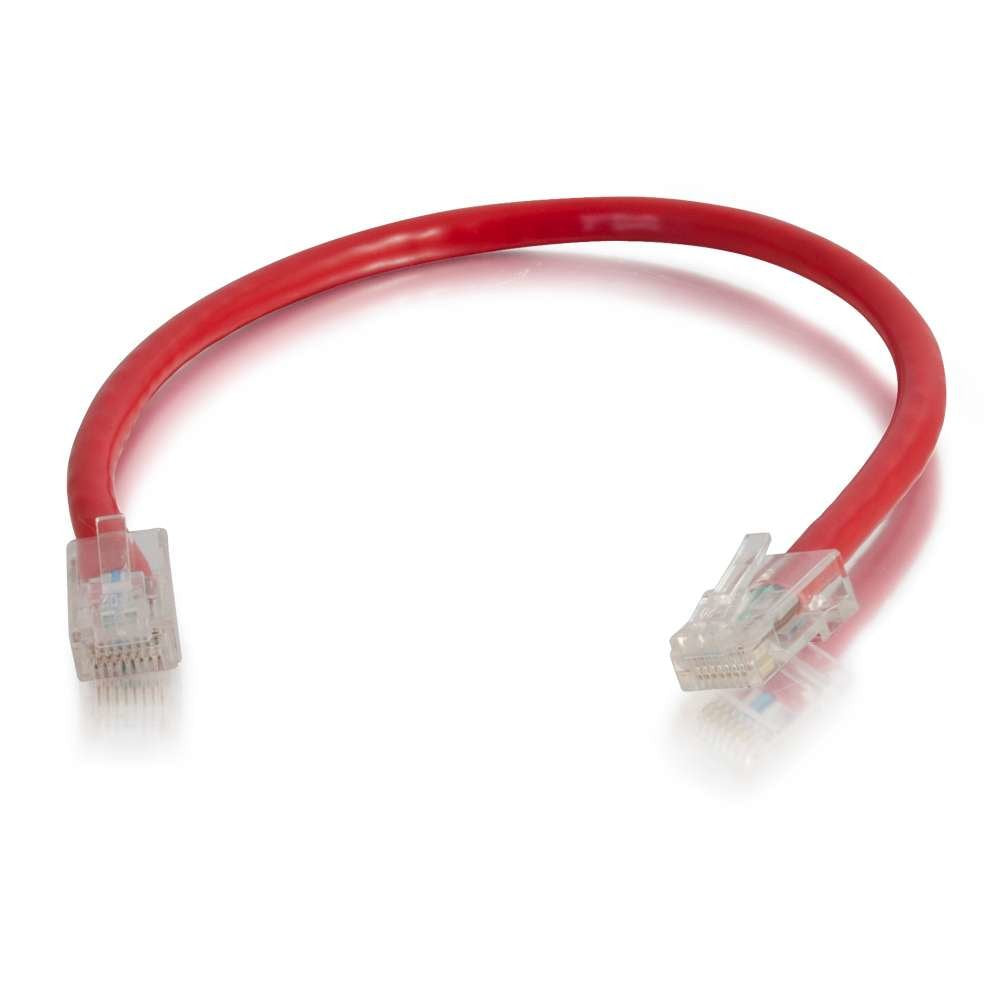 Cable De Conexión De Red De 0,5 M Cat5e Sin Blindaje Y Sin Funda (Utp), Color Rojo