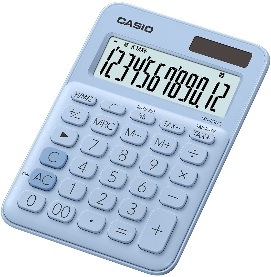 EAN 4549526612756 - Casio MS-20UC-LB calculadora Escritorio Calculadora básica Azul imagen 1