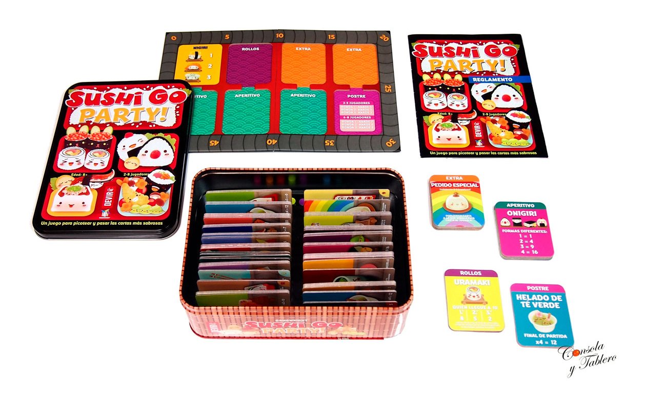 Juego De Mesa Devir Sushi Go Party Pegi 8