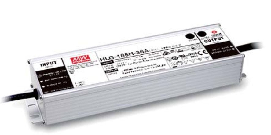 Meanwell Hlg 36 Controlador Led Transformador Led Tensión Constante Corriente Constante 5.2 A 36