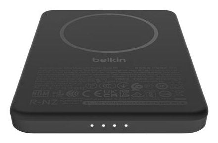 Cargador Inalámbrico Belkin Delgado 5000 Mah 15 Vatios Fast Charge (Usb-C) En El Cable: Usb-C Negro