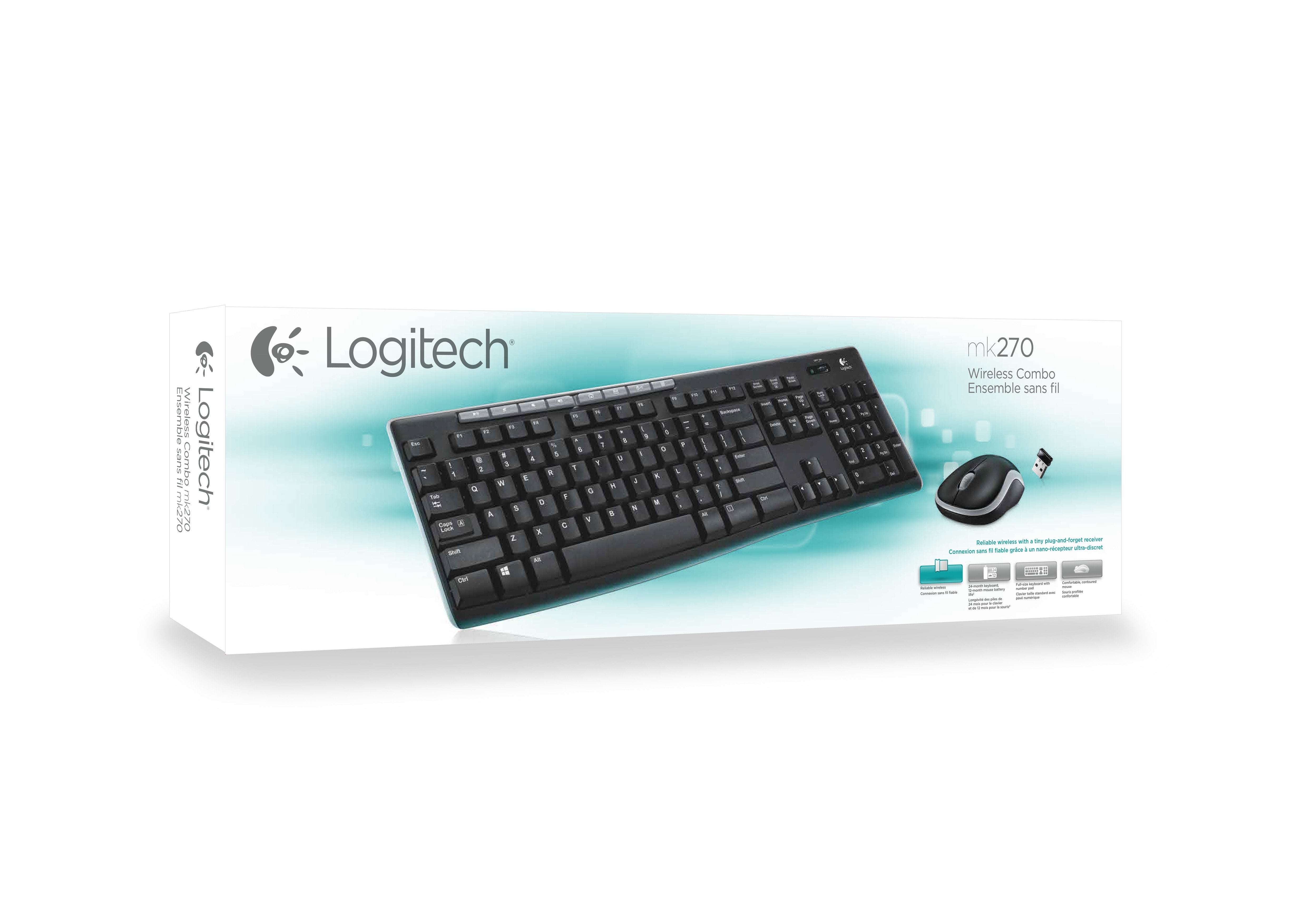 EAN 5099206039292 - Logitech 920-004523 teclado Ratón incluido Hogar RF inalámbrico QWERTY Inglés del Reino Unido Negro imagen 5