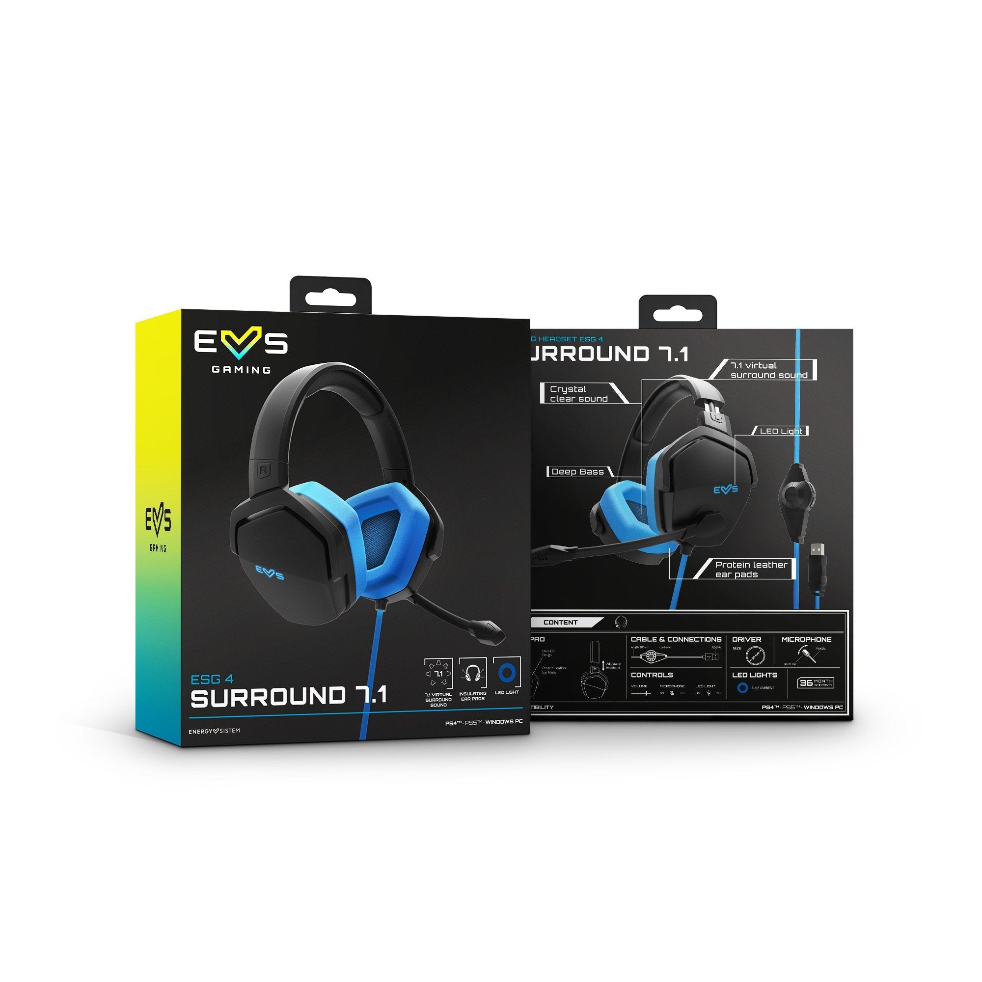 Auriculares Micro Gaming Energy Sistem Esg 4 Blue