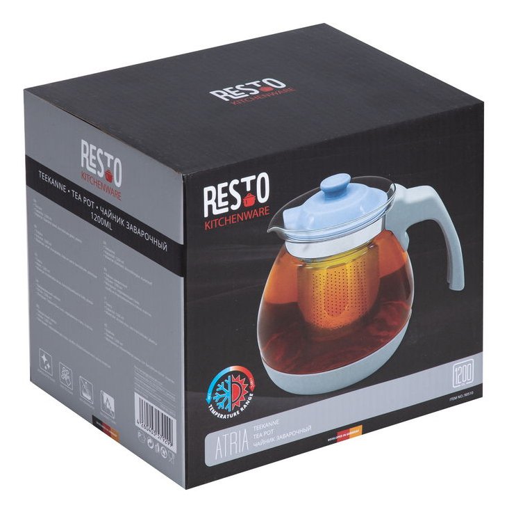EAN 4260403579299 - Resto Kitchenware 90510 tetera Un sola tetera 1000 ml Azul, Gris imagen 9
