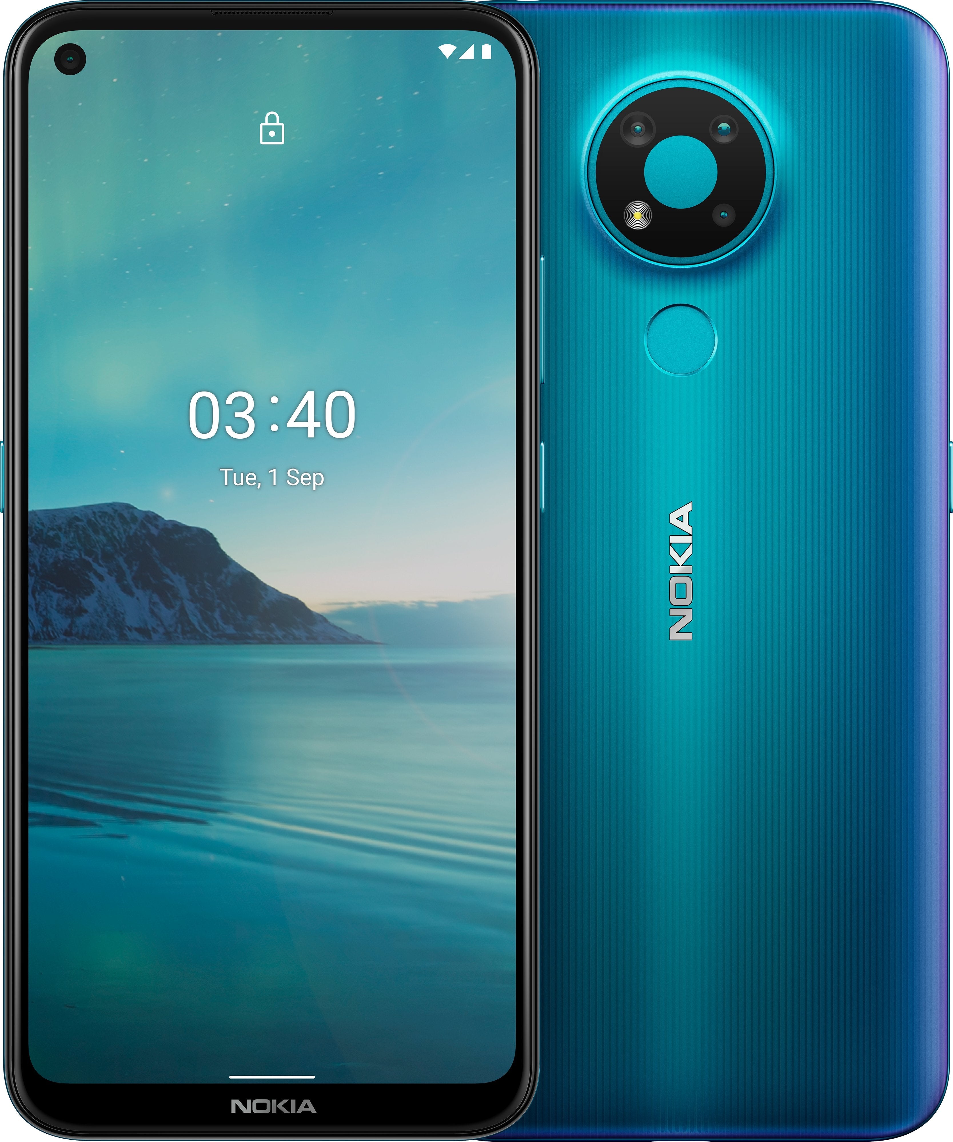 Nokia 3.4 Azul Móvil 4g Dual Sim 6.39'' Hd+ Octacore 64gb 4gb Ram Tricam 13mp Selfies 8mp