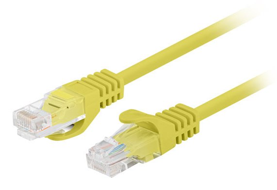 EAN 5901969435948 - Lanberg PCU6-20CC-0025-Y cable de red Amarillo 0,25 m Cat6 U/UTP (UTP) imagen 1