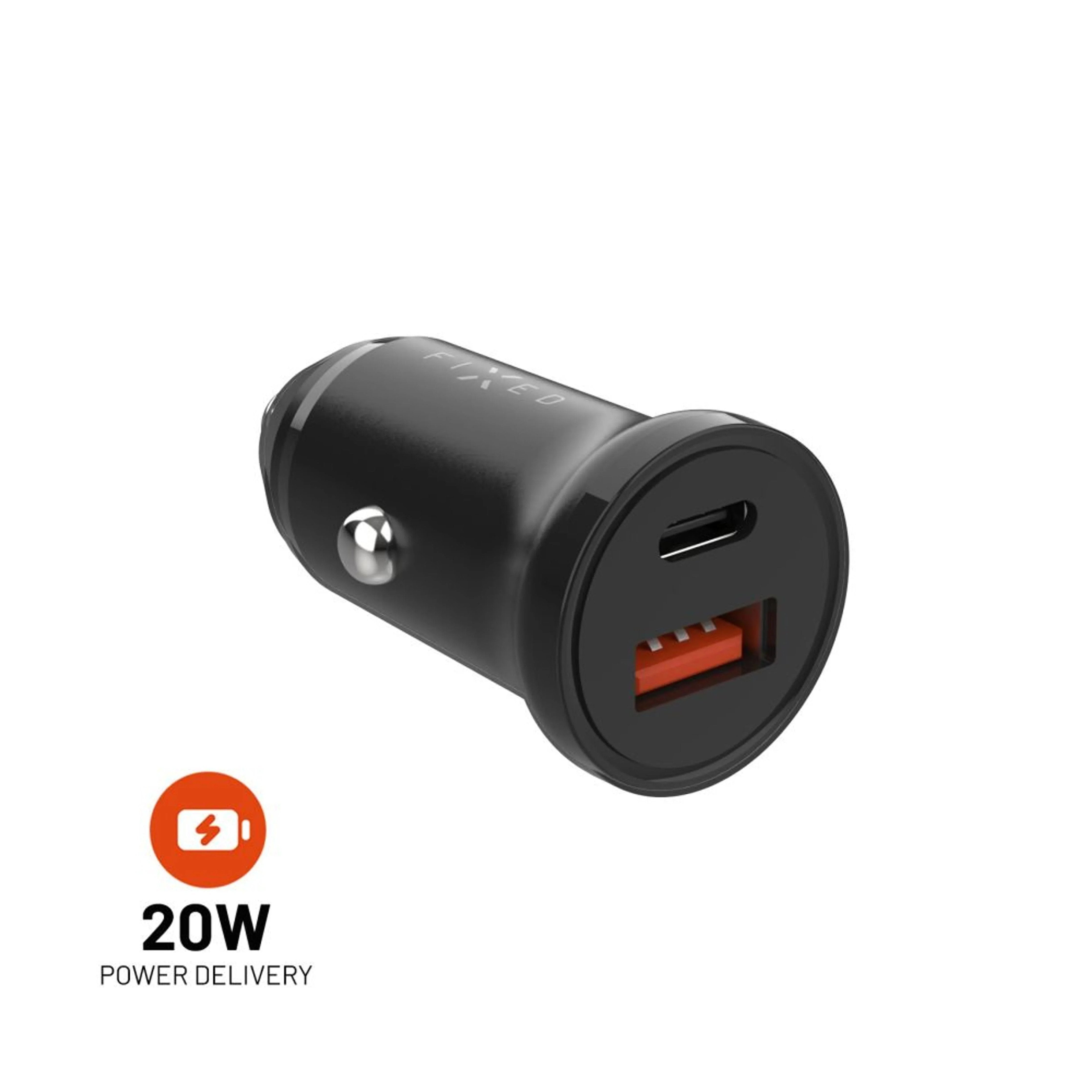 EAN 8591680164608 - FIXED FIXCC20N-CU-BK cargador de dispositivo móvil Universal Negro Encendedor de cigarrillos Carga rápida imagen 1
