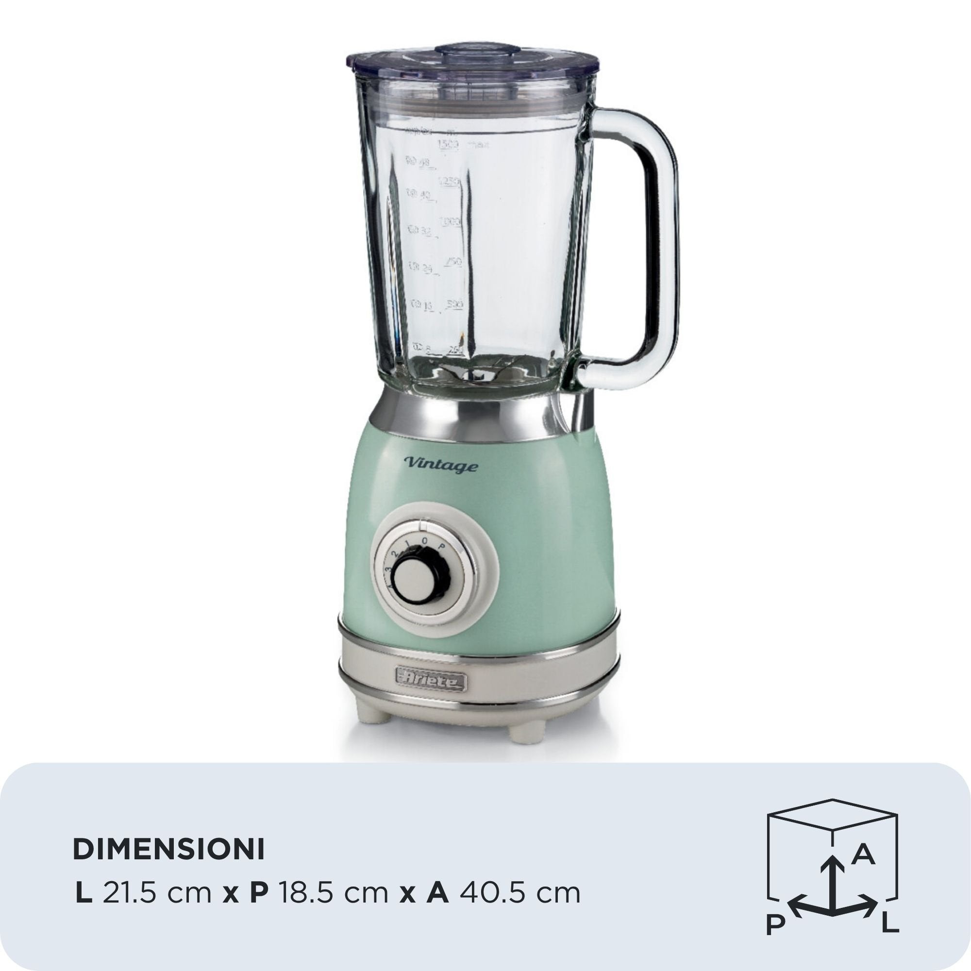 EAN 8003705119376 - Ariete 0583/04 1,5 L Batidora de vaso 1000 W Verde imagen 2