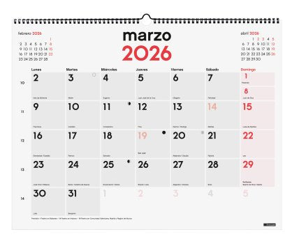 EAN 8422952403265 - Finocam 780020026 calendario imagen 4