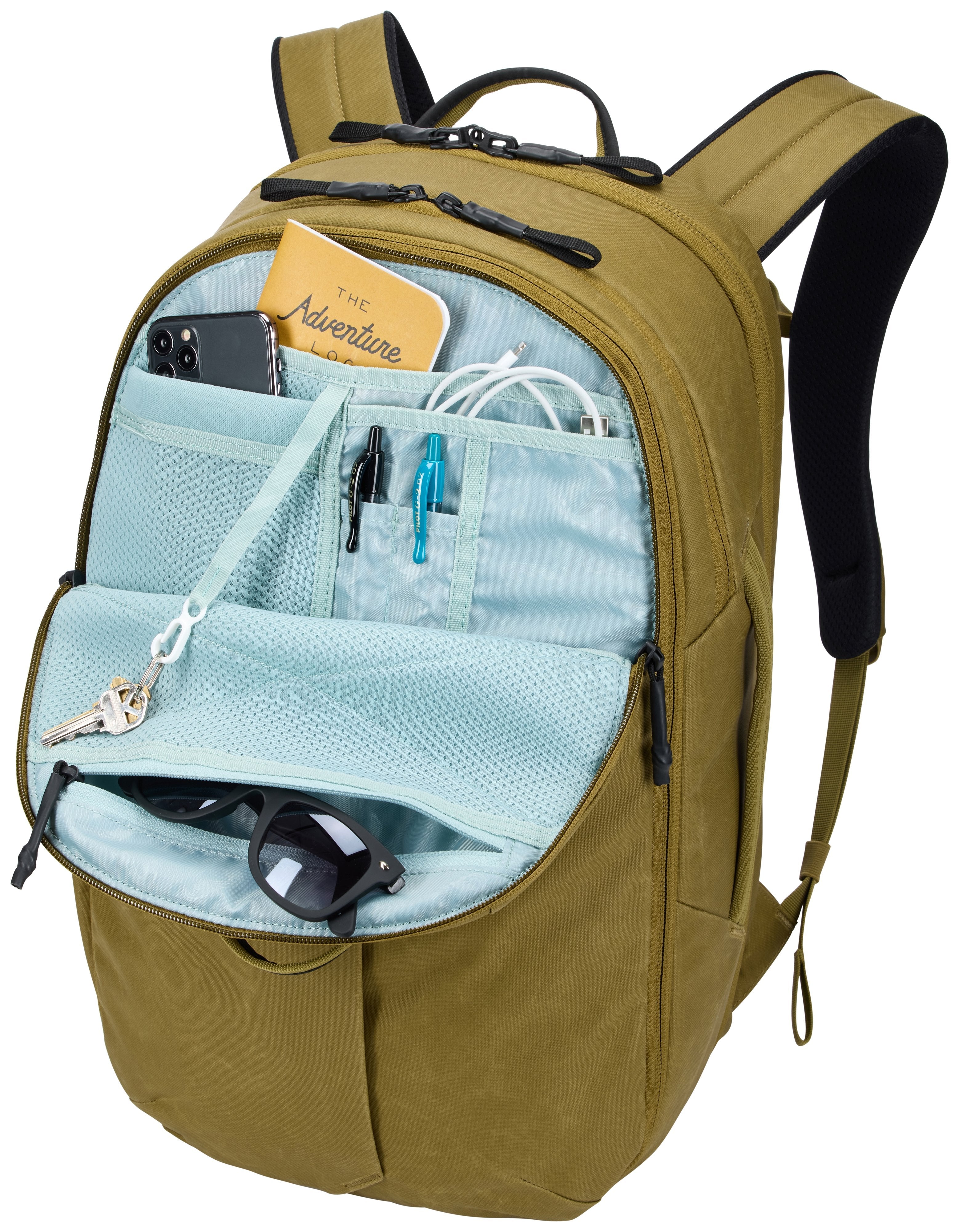 Mochila Thule Aion Tatb128 - Nutria Caqui Poliéster