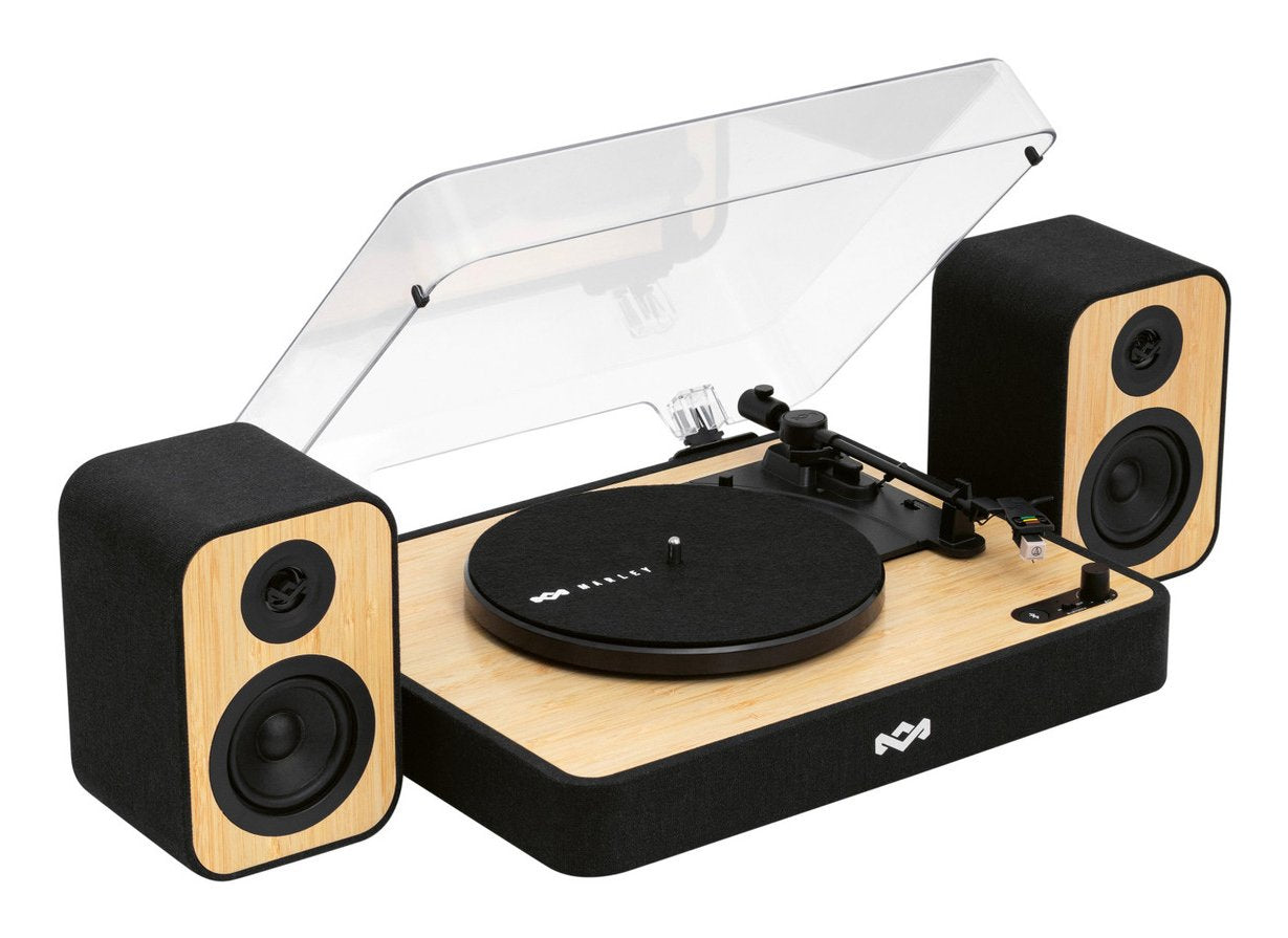 Marley Revolution Turntable With Speakers, Bluetooth, Signature Black