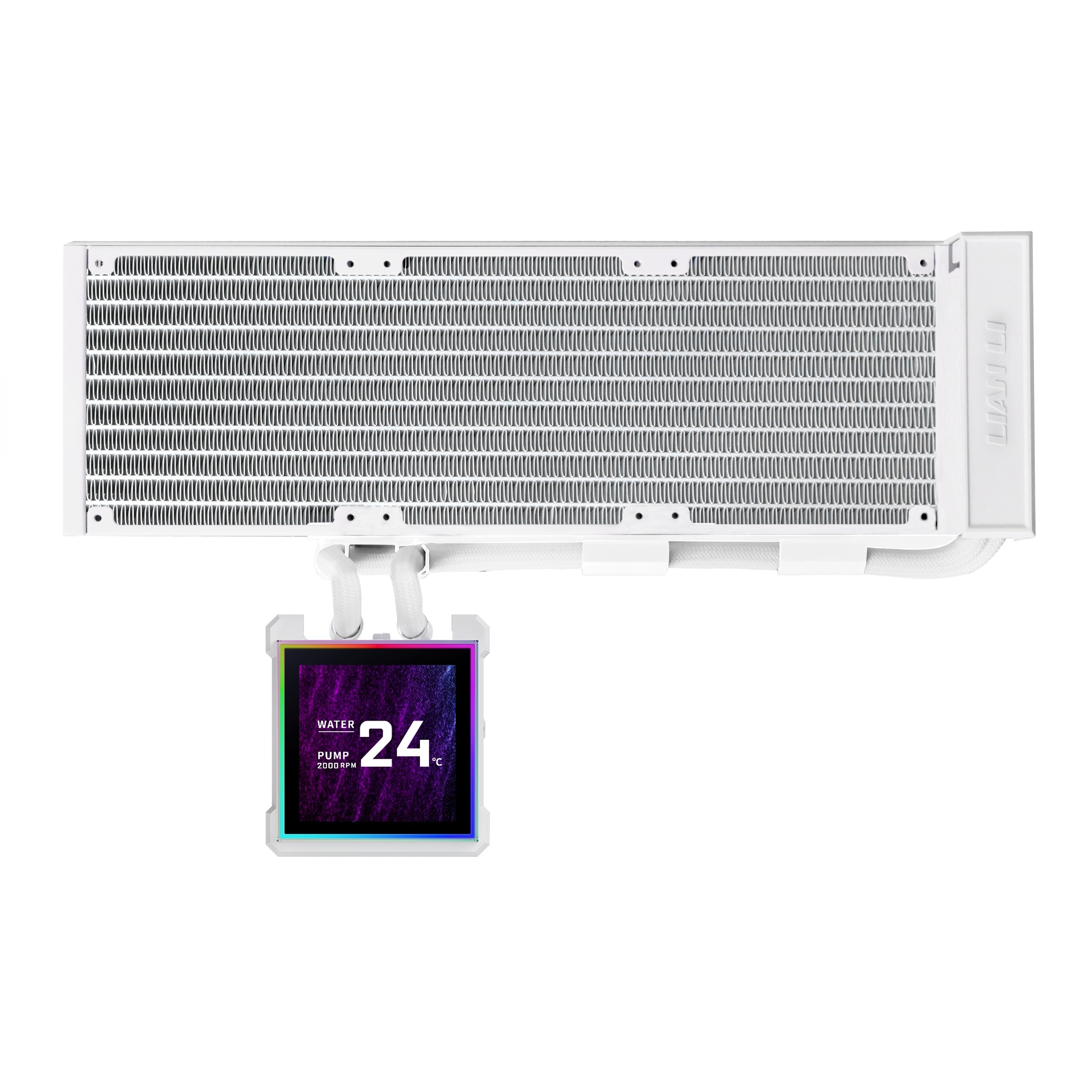 K Lian Li Hydroshift Ii Lcd-S 360n Blanco Aio-Refrigeración Líquida