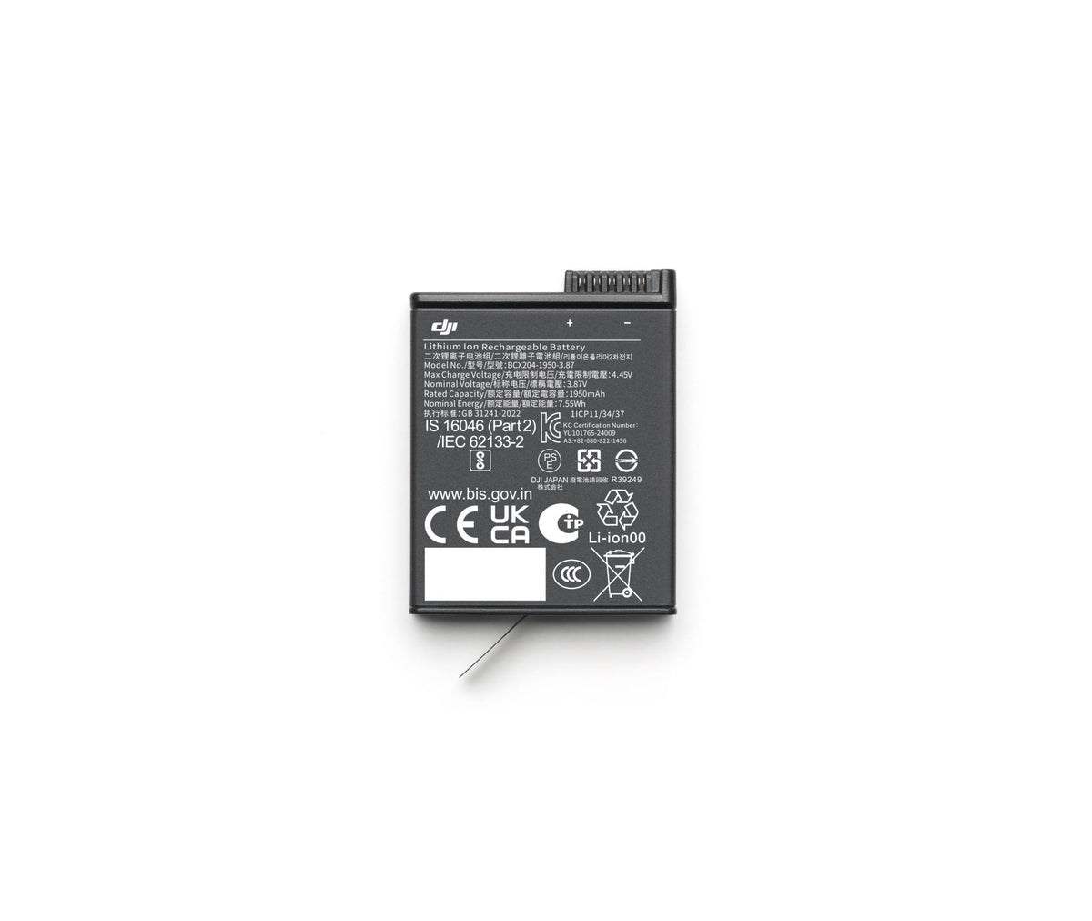 Dji Osmo Action Extreme Battery Plus (1950 Mah) Do Dji Osmo Action 5 Pro, Dji Osmo Action 4, Dji Osmo Action 3