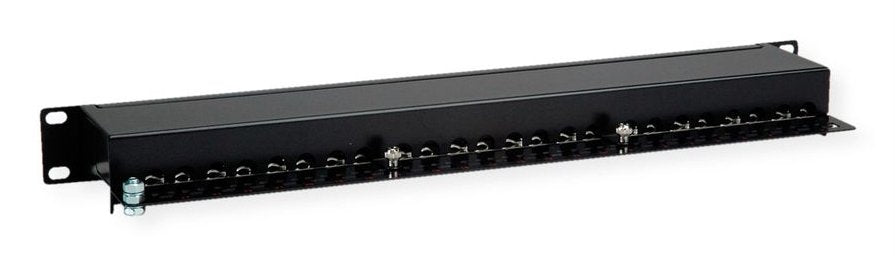 Roline 48,26cm 19zoll-Patchpanel 1 He 24 Ports Kat.5e Class D Schwarz