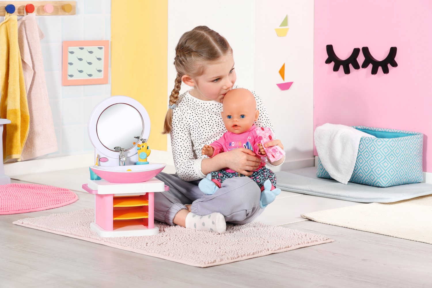 Muebles Para Muñecas  Zapf Creation Baby Born® Bath Handwaschbecken, Puppenmöbel 832707