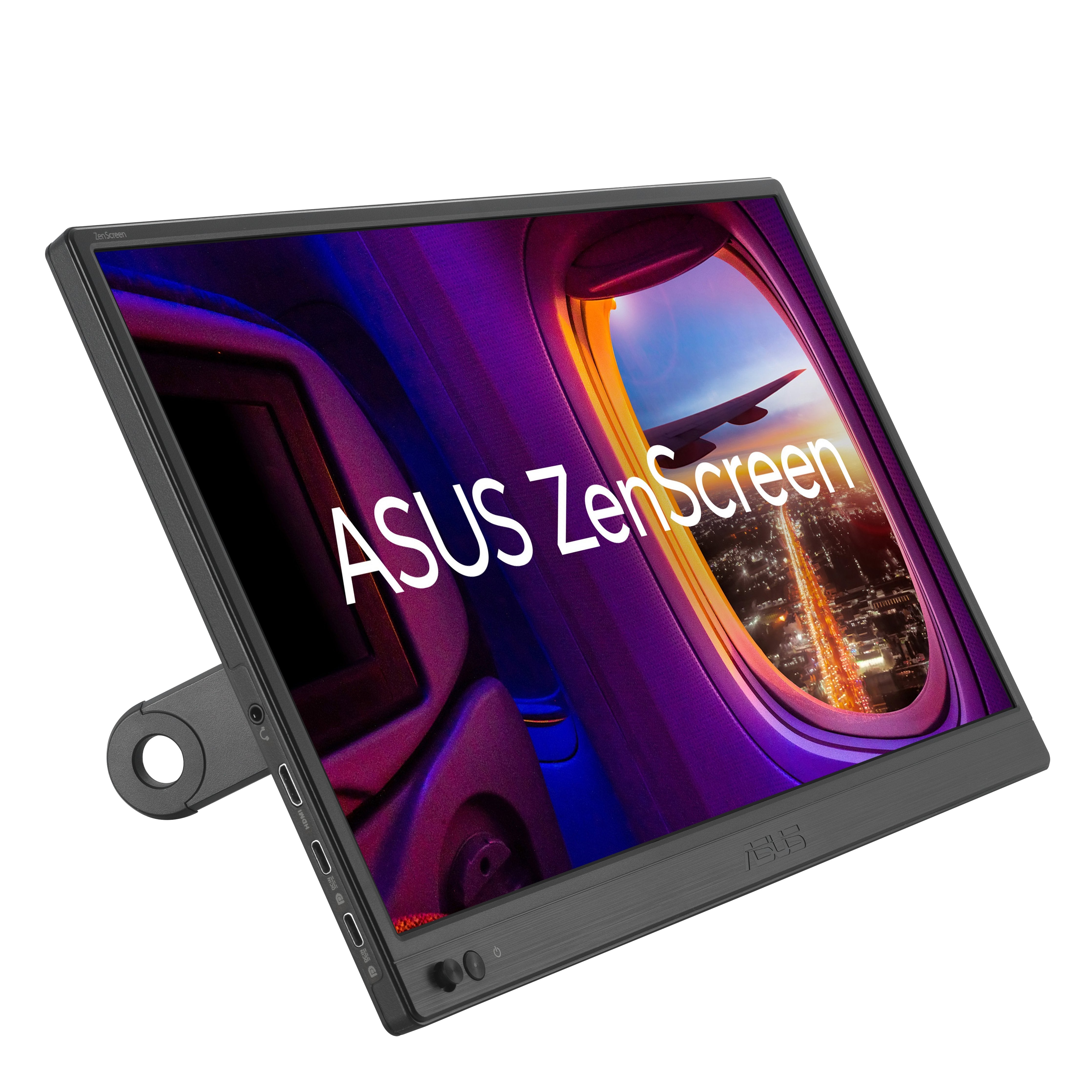 Monitor  Asus Zenscreen Mb169ck, Led 15,6", Negro, Fullhd, Ips, Usb-C, Mini Hdmi 90lm0az3-B01171