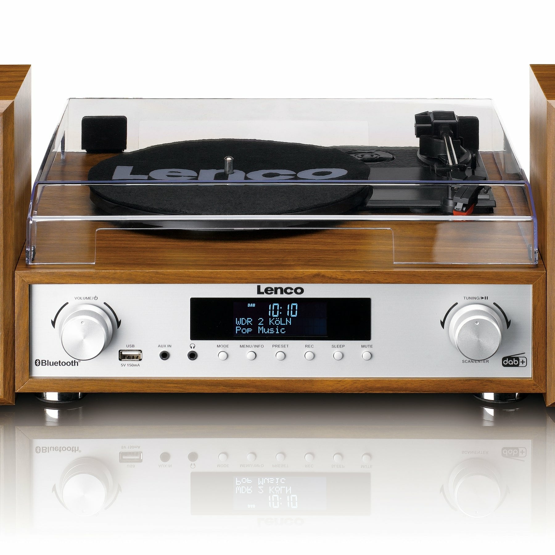 Tocadisco  Lenco Mc-160wd Wood