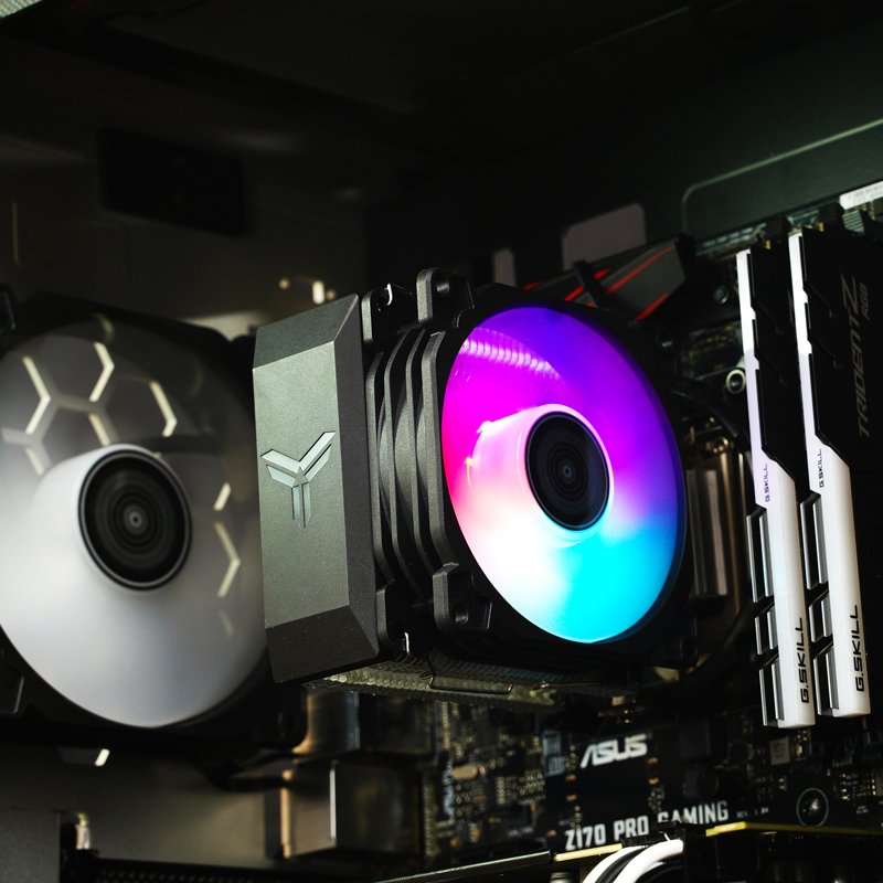 K Jonsbo Cr-1200e Cpu Disipador, Rgb - 92mm