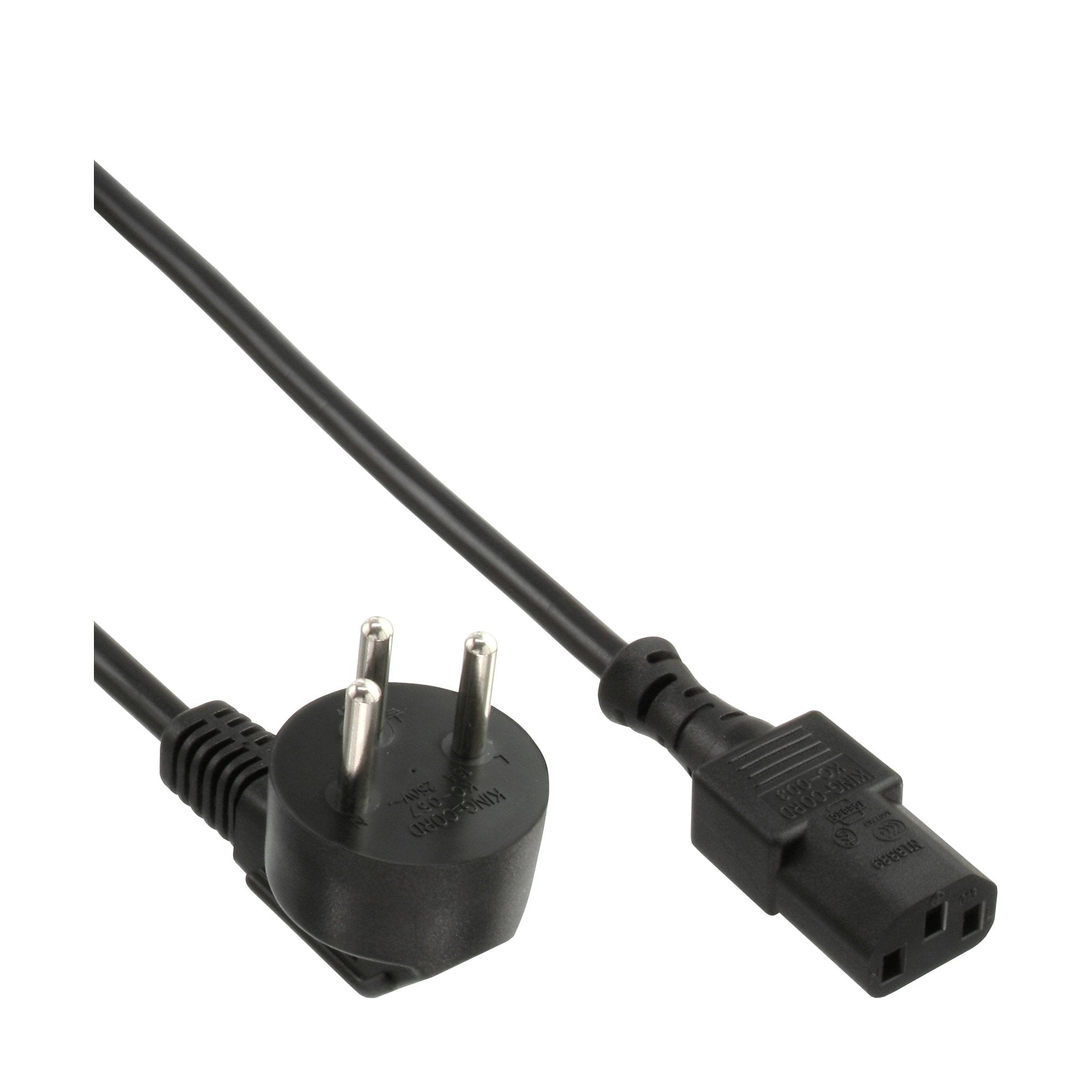 Cable De Alimentación Inline Tipo H Israel A Conector Iec 1,8 M