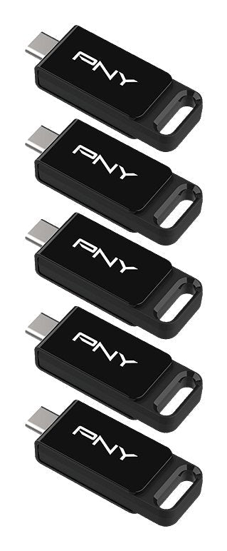 Usb-Mick 64gb Pny Elite Usb 3.2 Type-C 5-Pack Retail